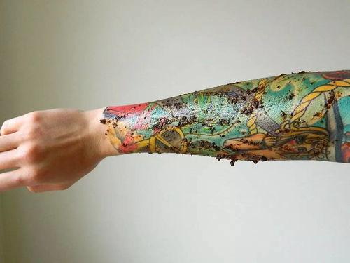 花臂网红吃瓜,揭秘娱乐圈幕后真相